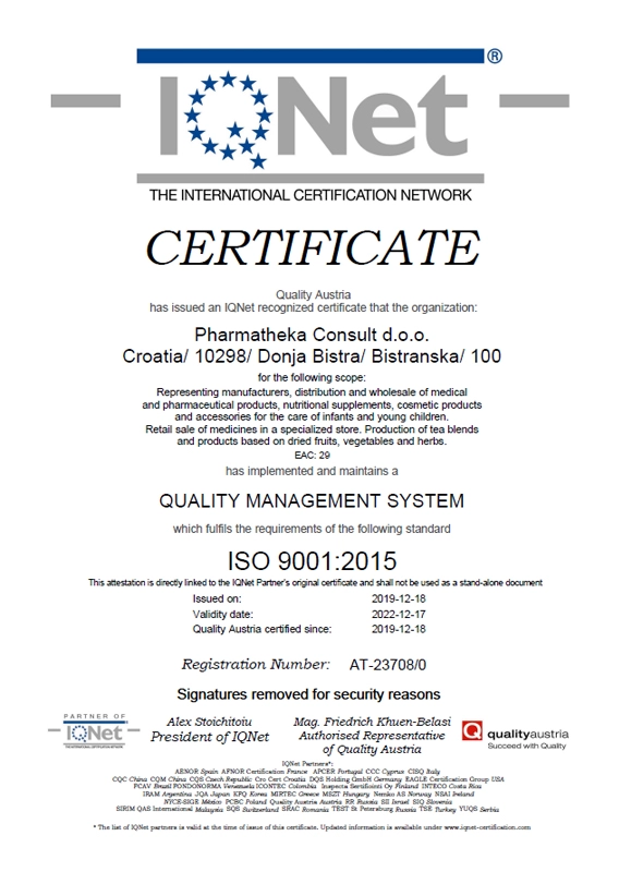 QUALITY AUSTRIA CERTIFIKAT
